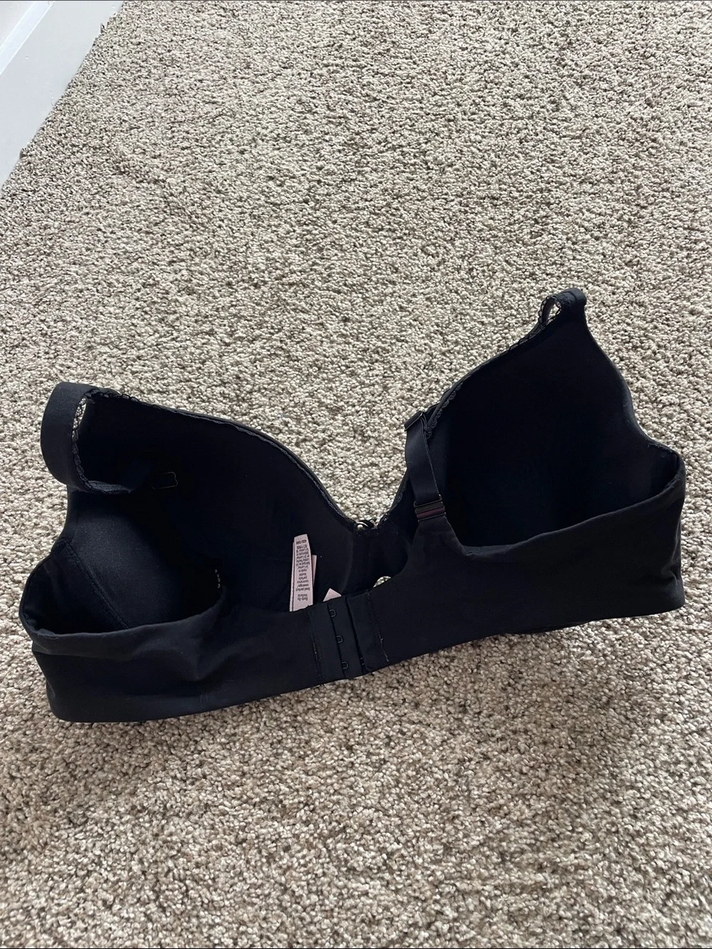 Body by Victoria Lined Perfect Coverage Victoria's Secret Black T-Shirt Bra 42D